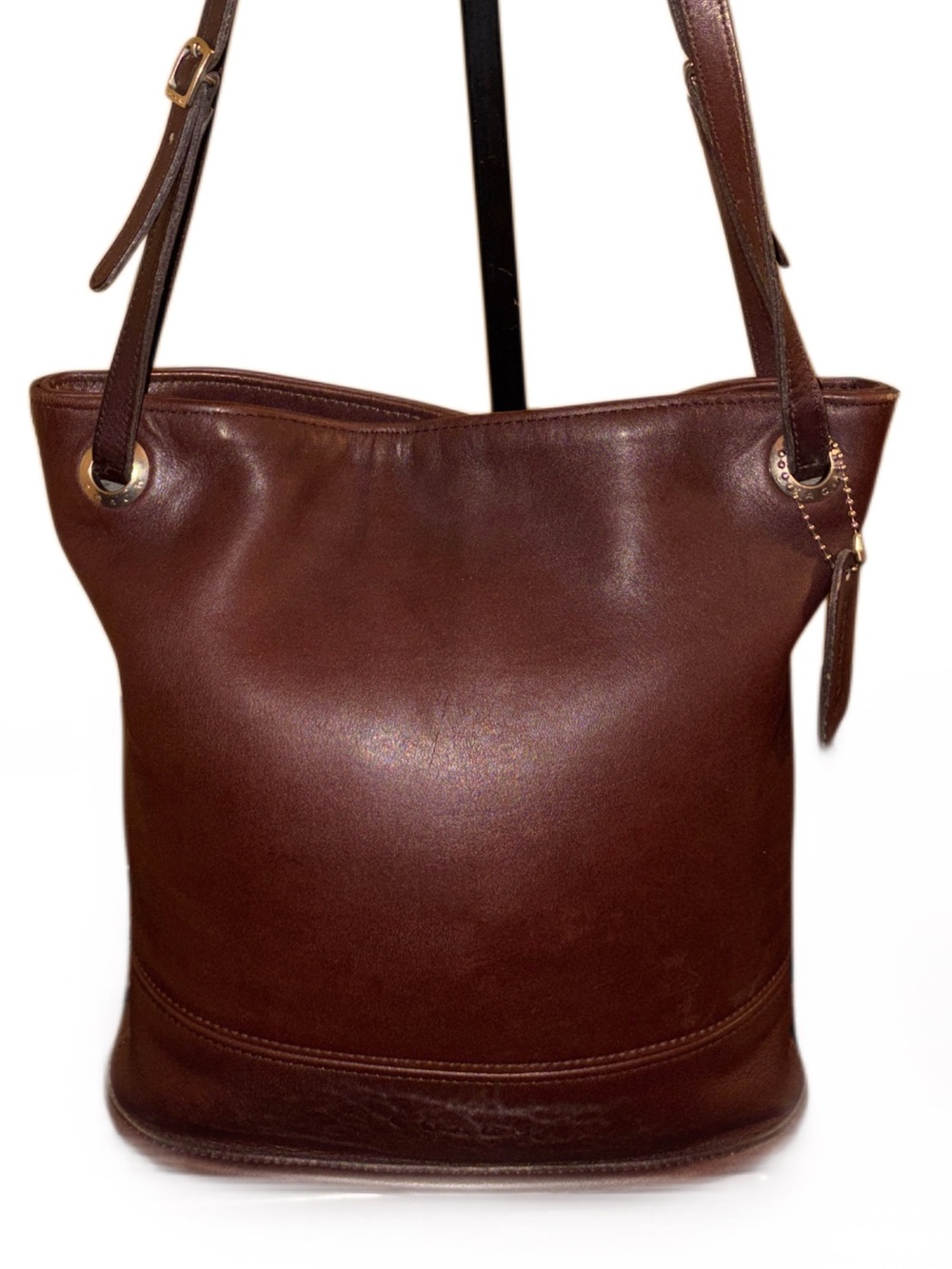 Coach Vintage 1998 Westport Bucket Mahogany Leather USA 4241